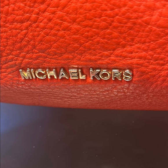 Michael Kors Orange Hobo Bag with Tassels - Picture 5 of 12